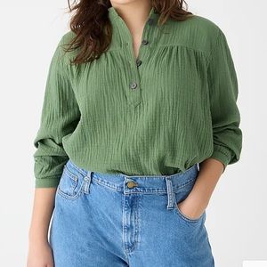 j Crew Fresco top in soft gauze, size M